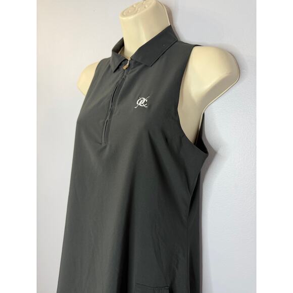Peter Millar Carner Sleeveless Sport Dress Crown Sport Black Sz S - Picture 4 of 13